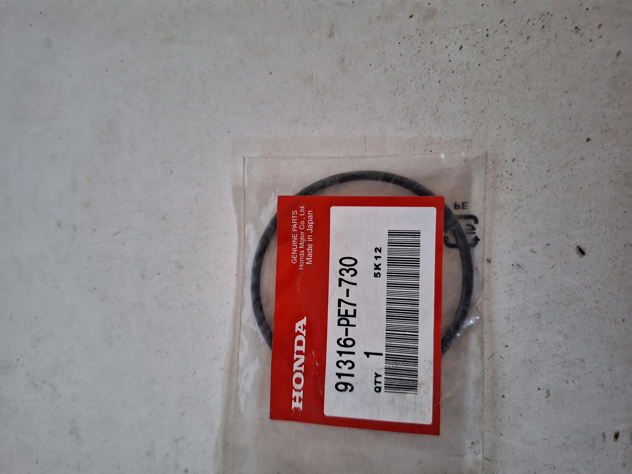 Bild von O-RING  62.4X3.1  91316-PE7-730  
